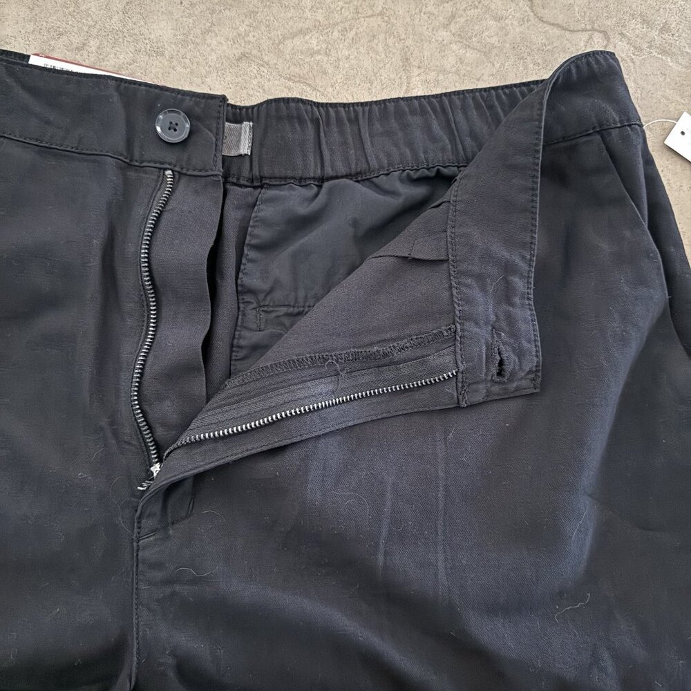 Joie Women’s Pleated Shorts Black Size XL Cotton Linen Blend NWT MSRP $158 - Picture 10 of 12
